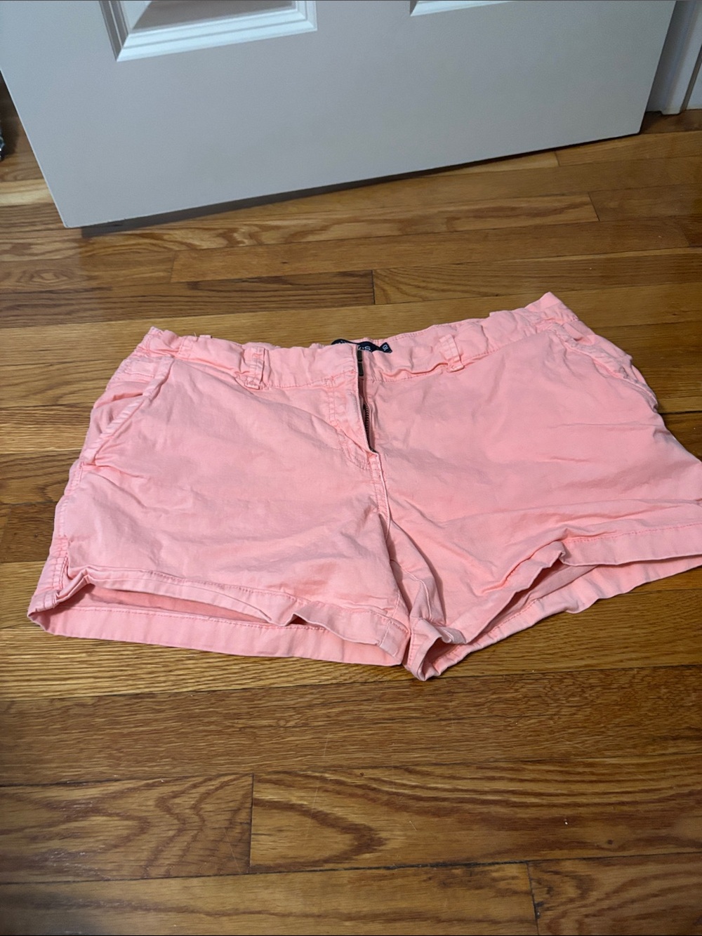 Women's Soft Coral Pull-On Bermuda Shorts